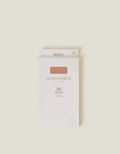Accessorize 20 Denier Control Top Tights Nude