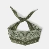 Accessorize Bandana Neckerchief Scarf Green