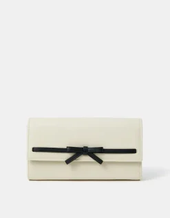 Accessorize Bow Detail Clutch Bag