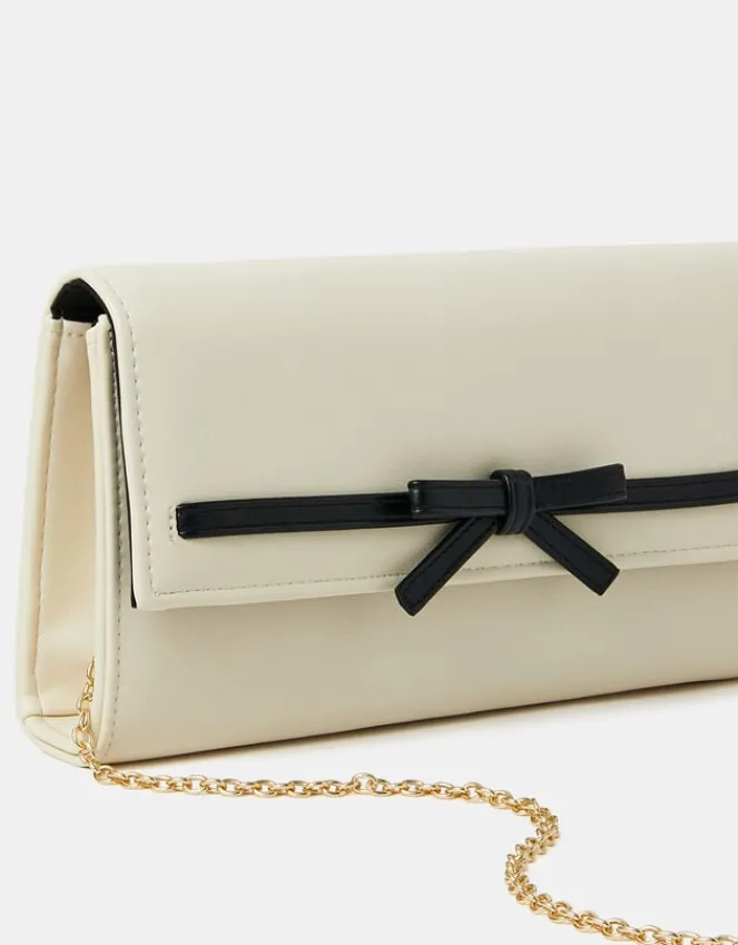 Accessorize Bow Detail Clutch Bag