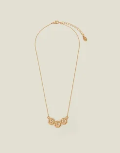Accessorize Boxed Flower Pendant Necklace