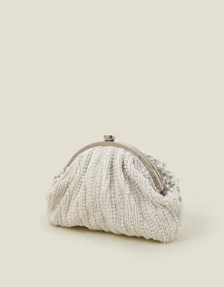Accessorize Bridal Embellished Clip Frame Bag