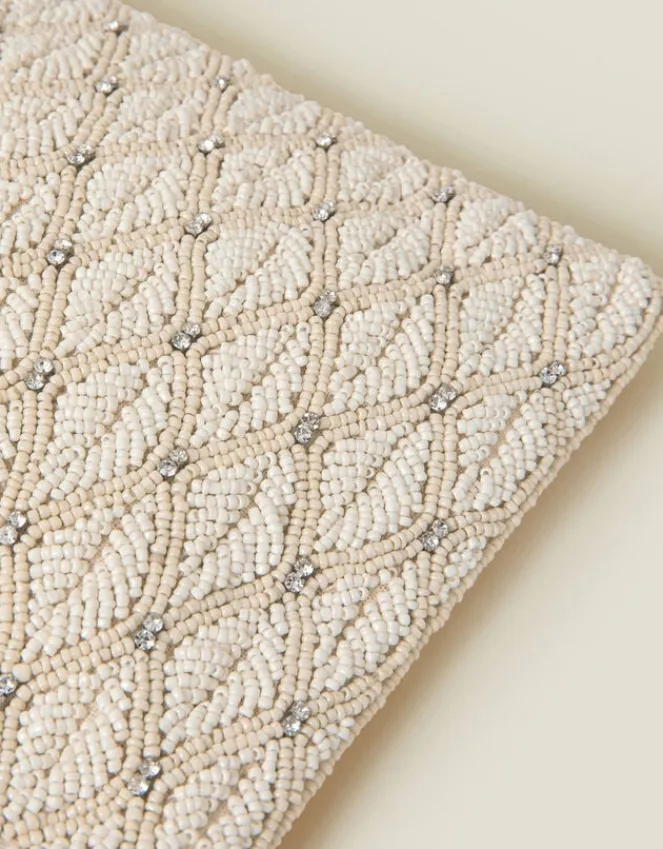 Accessorize Bridal Embellished Zip Clutch Bag