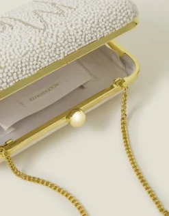Accessorize Bridal Mrs Hardcase Clutch Bag