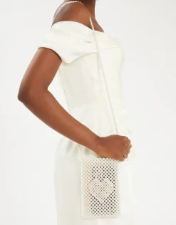 Accessorize Bridal Pearl Phone Bag