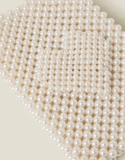 Accessorize Bridal Pearl Phone Bag