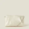 Accessorize Bridal Pleated Satin Clutch Bag