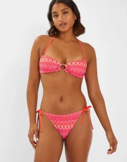 Accessorize Bright Crochet Bikini Bottoms Multi
