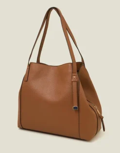 Accessorize Bucket Shoulder Bag Tan