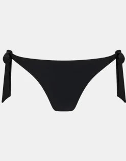 Accessorize Bunny Side Tie Bikini Bottoms Black