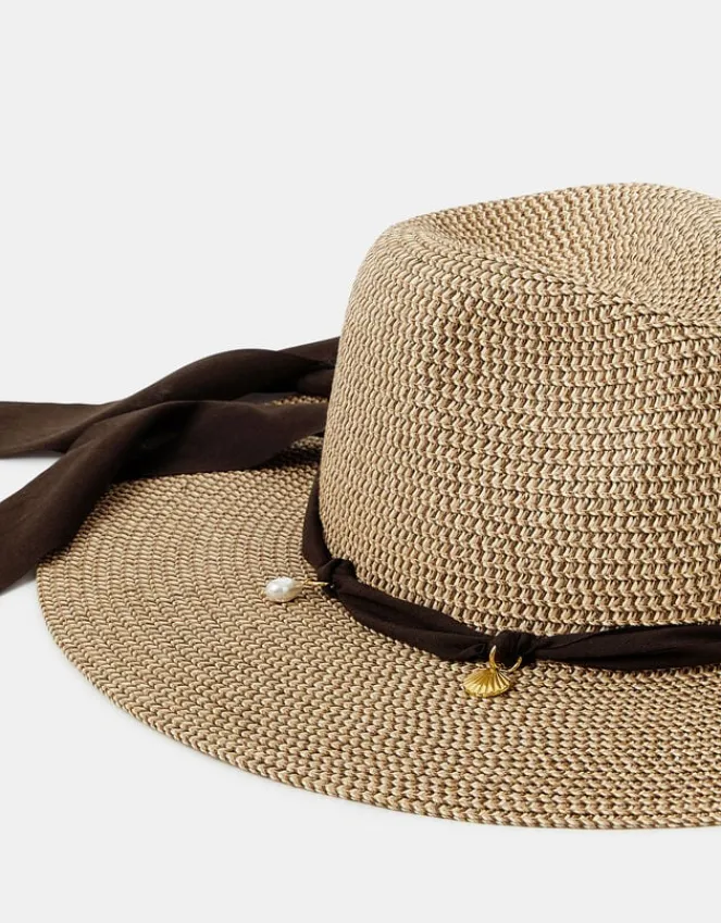 Accessorize Charm Trim Fedora Hat