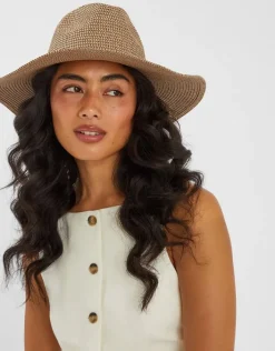 Accessorize Charm Trim Fedora Hat