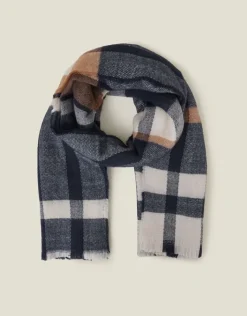 Accessorize Check Blanket Scarf