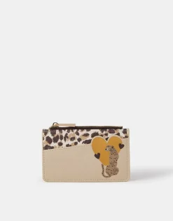 Accessorize Cheetah Heart Card Holder