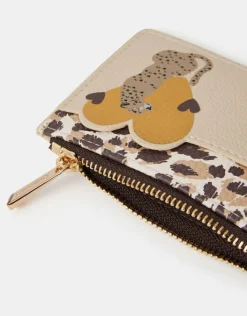 Accessorize Cheetah Heart Card Holder