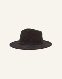 Accessorize Chenille Packable Fedora Black