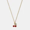 Accessorize Cherry Pendant Necklace