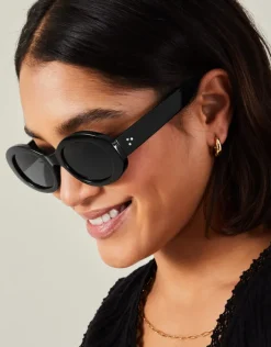 Accessorize Chunky Oval Sunglasses