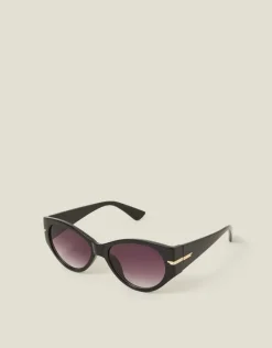 Accessorize Chunky Oval Wrap Sunglasses