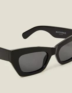 Accessorize Chunky Rectangular Cat Eye Sunglasses