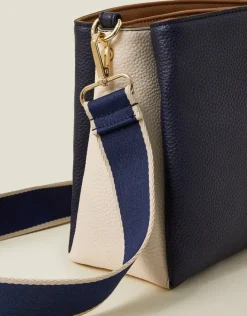 Accessorize Colour Block Triple Compartment Cross-Body Bag