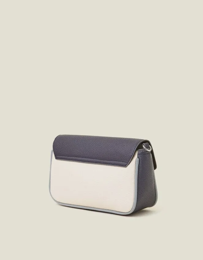 Accessorize Colourblock Faux Leather Crossbody Bag