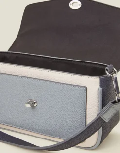 Accessorize Colourblock Faux Leather Crossbody Bag