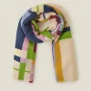 Accessorize Colourful Check Print Blanket Scarf