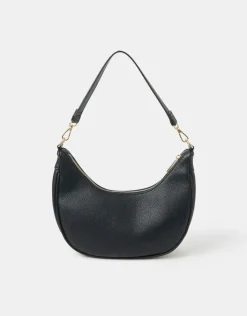 Accessorize Crescent Shoulder Bag Black
