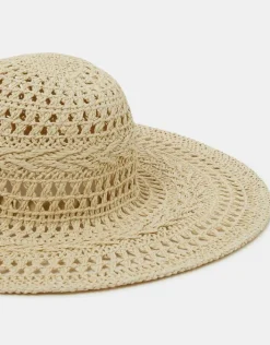 Accessorize Crochet Floppy Hat