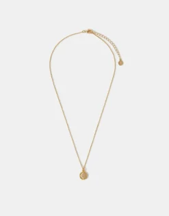 Accessorize 14ct Gold-Plated Star Pearl Pendant Necklace