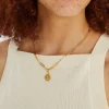 Accessorize 14ct Gold-Plated Sun Spinner Charm