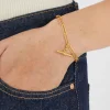 Accessorize 14ct Gold-Plated T-Bar Charm