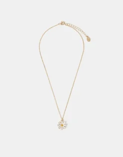 Accessorize Daisy Pendant Necklace