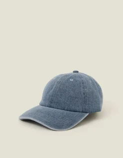 Accessorize Denim Cap Blue