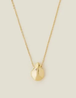Accessorize Drop Curve Pendant Necklace