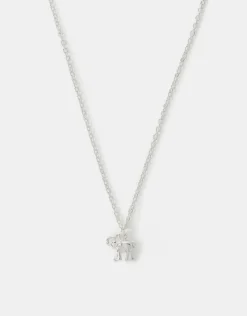 Accessorize Elephant Charm Pendant Necklace