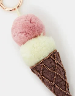 Accessorize Embellished Ice Cream Bag Charm