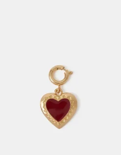 Accessorize Enamel Heart Jewellery Charm