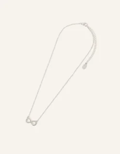 Accessorize Eternity Symbol Pendant Necklace