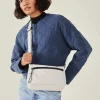 Accessorize Floral Quilted Camera Bag Cream