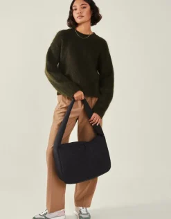 Accessorize Floral Quilted Shoulder Bag