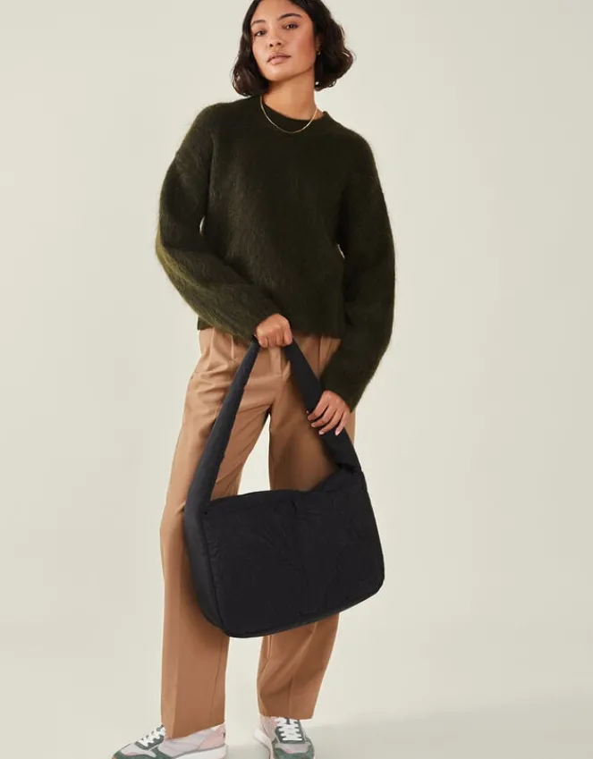 Accessorize Floral Quilted Shoulder Bag