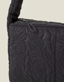 Accessorize Floral Quilted Shoulder Bag