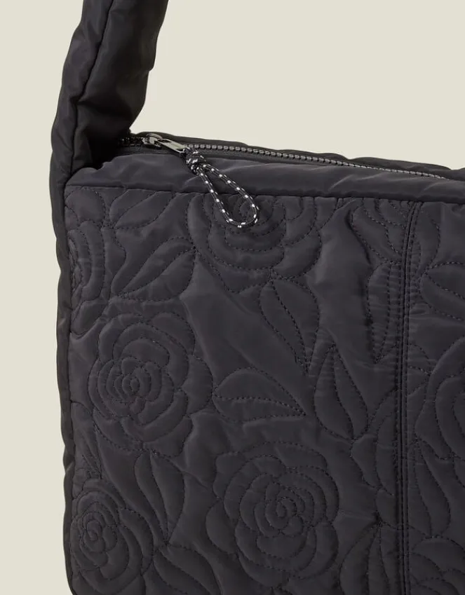 Accessorize Floral Quilted Shoulder Bag