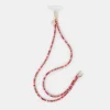 Accessorize Flower Charm Cord Phone Strap