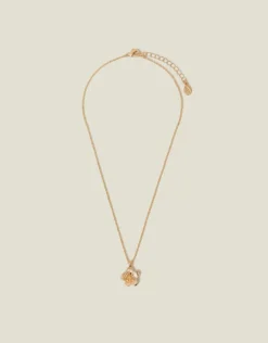 Accessorize Flower Pendant Necklace