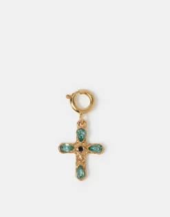 Accessorize Gemstone Cross Jewellery Charm