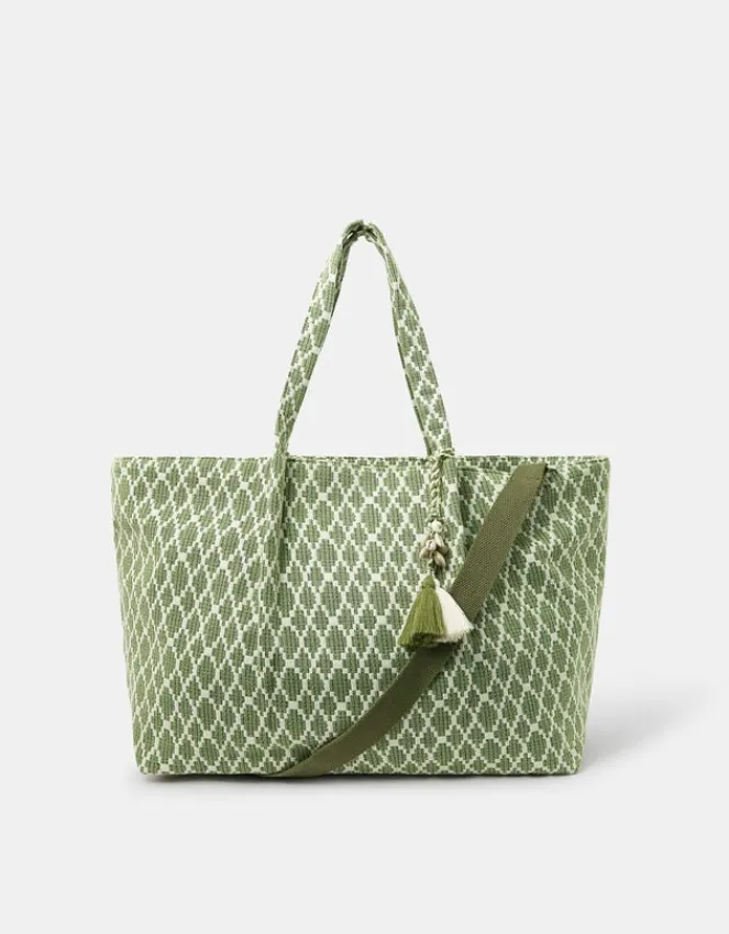 Accessorize Geometric Print Weekender Bag