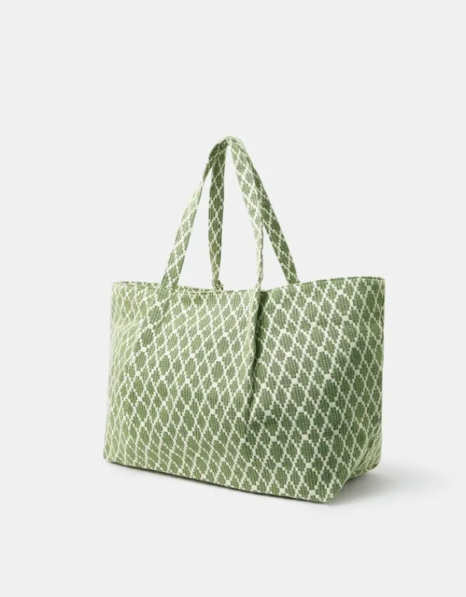 Accessorize Geometric Print Weekender Bag